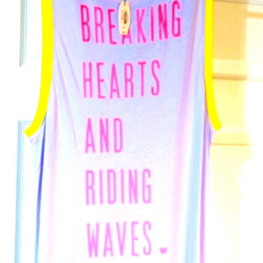 NWT Victoria's Secret long nightgown. Purple & yellow in color.